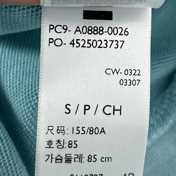 Levis Graphic Prism Crewneck Sweatshirt Sz S Angel Blue Oversized Pullover - Picture 9 of 11